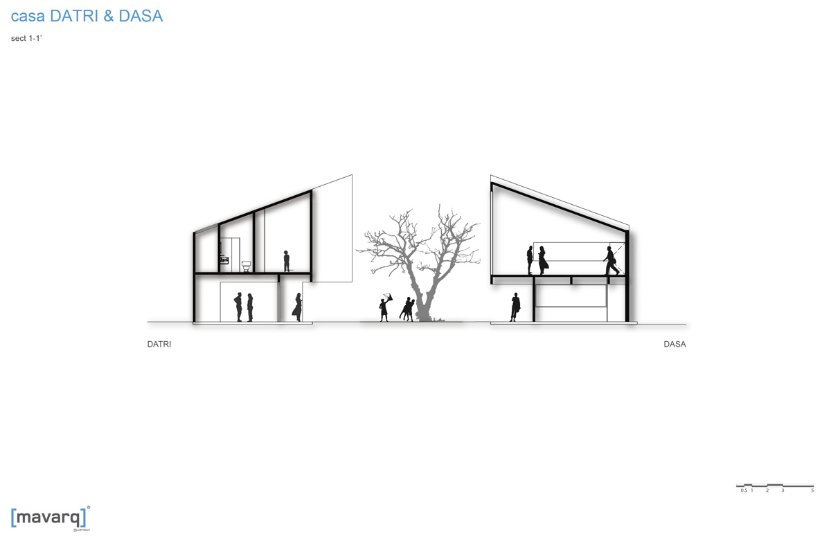 marco velazquez builds opposing weekend residences in mexico designboom