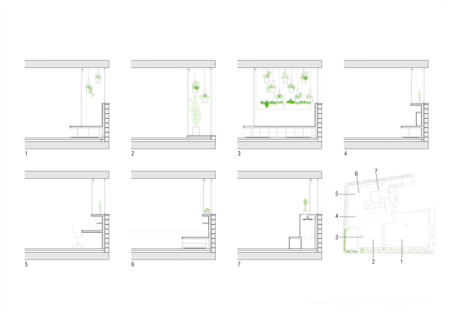 marta munoz josean ruiz esquiroz ctrl green office apartment madrid interiors designboom