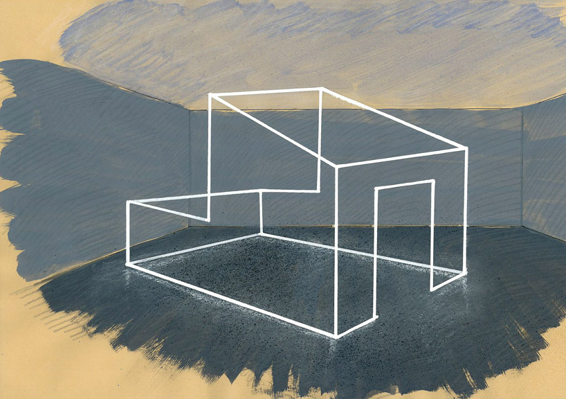 massimo uberti sculpts with neon light for bentley elements