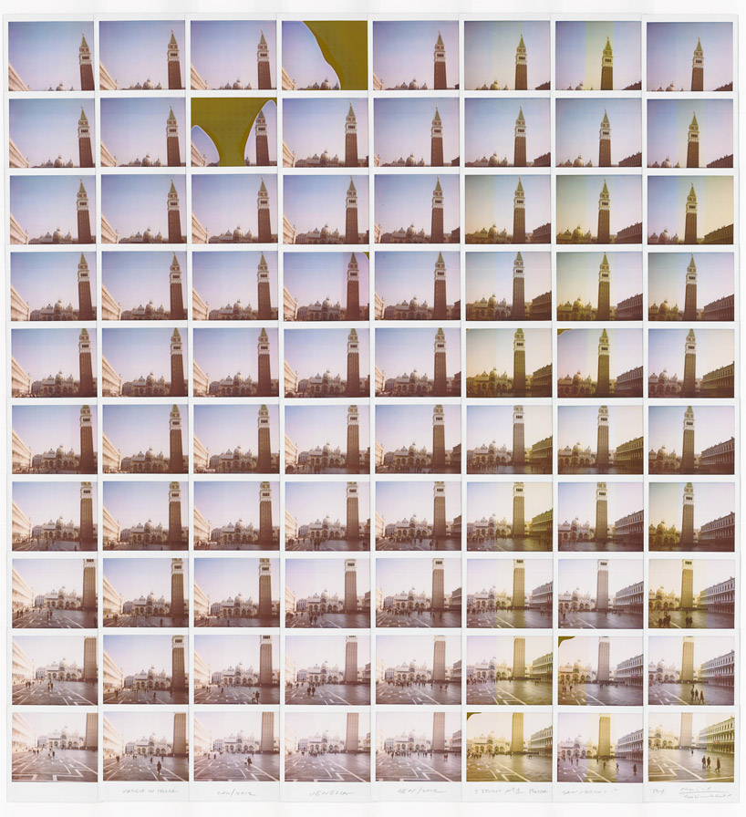 maurizio galimberti mosaics celebrity polaroid portraits