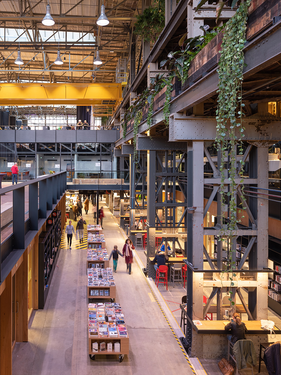 mecanoo LocHal library tilburg interior design netherlands designboom