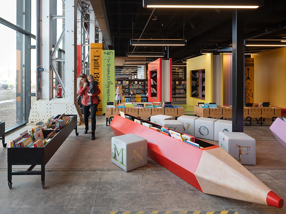 mecanoo LocHal library tilburg interior design netherlands designboom