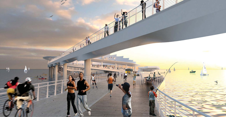 michael maltzan unveils the lens: st petersburg pier 