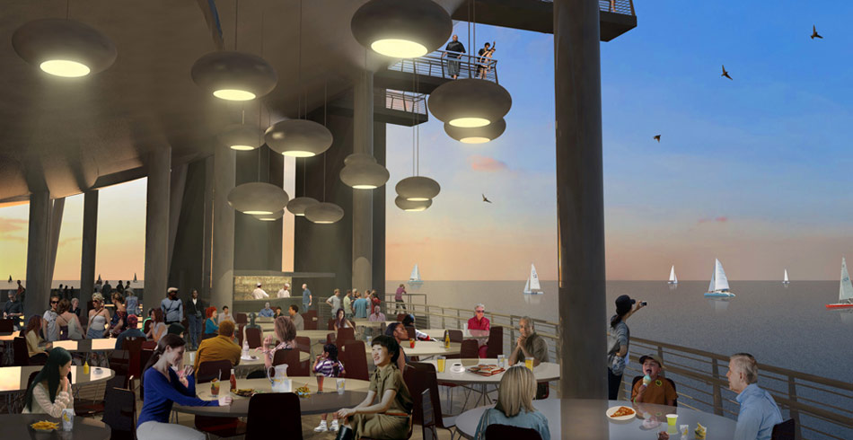 michael maltzan unveils the lens: st petersburg pier 