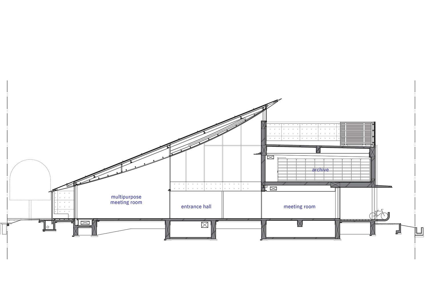 MIKAMI architects tops tonami public library with a giant wooden roof