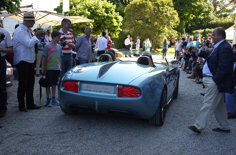 MINI superleggera vision is an italian coach-built electric roadster