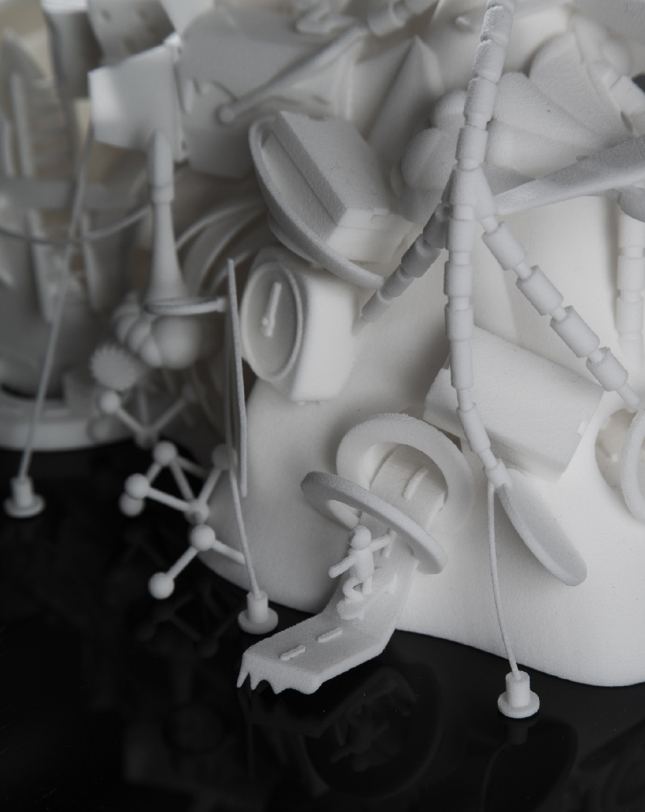 modla + damilola odusote collaborate for 3D printed NIKE air force 1 sculpture