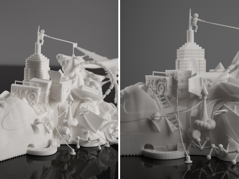 modla + damilola odusote collaborate for 3D printed NIKE air force 1 sculpture
