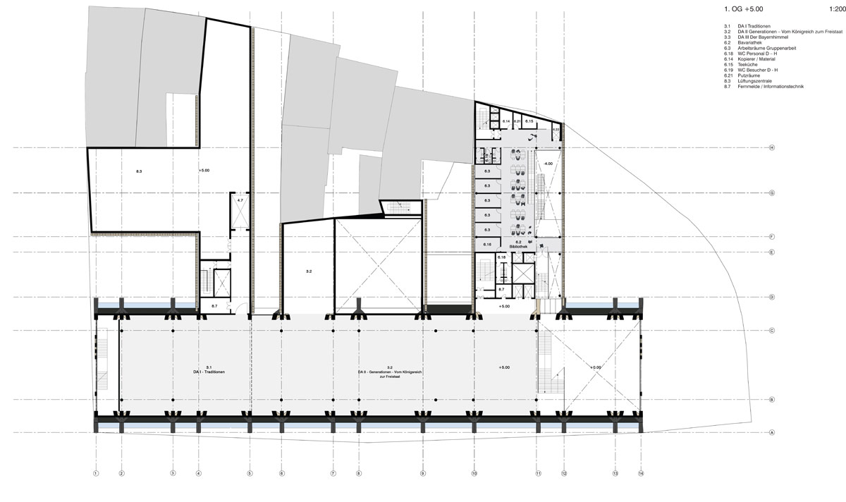 modostudio propose timber-beamed museum of bavarian history