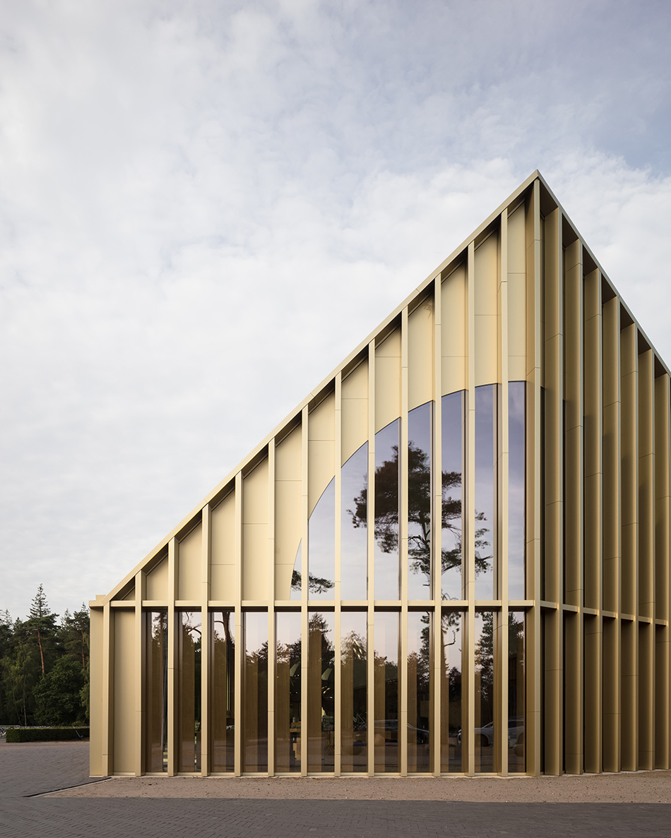 monadnock de zwarte hond park pavilion hoenderloo netherlands designboom