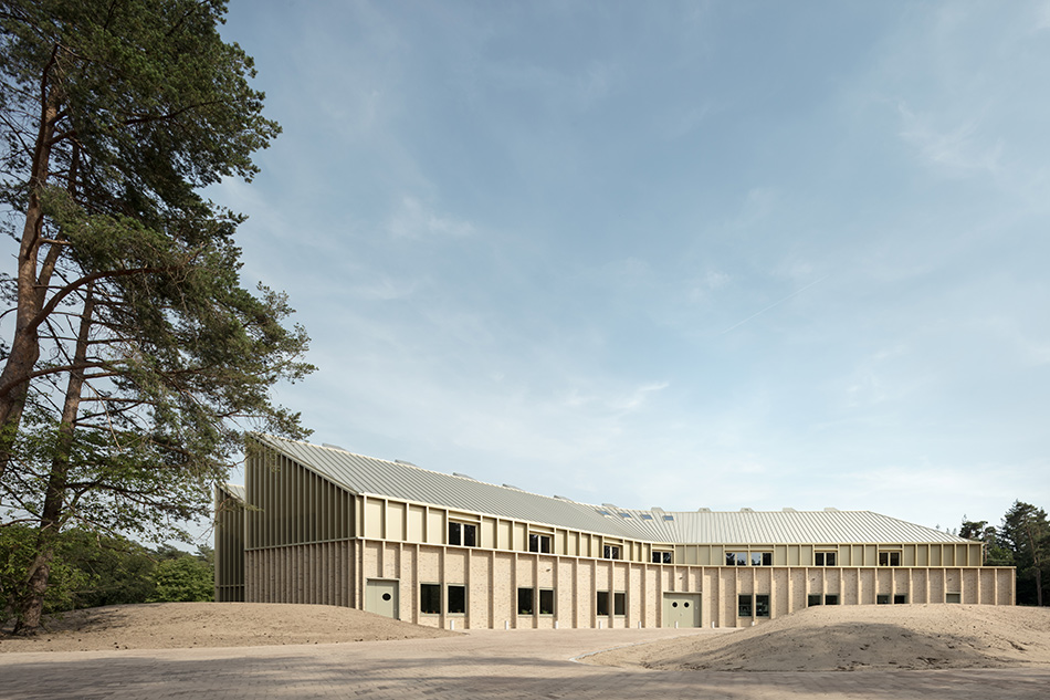 monadnock de zwarte hond park pavilion hoenderloo netherlands designboom