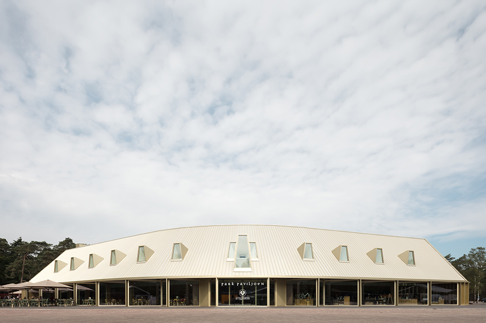 monadnock de zwarte hond park pavilion hoenderloo netherlands designboom