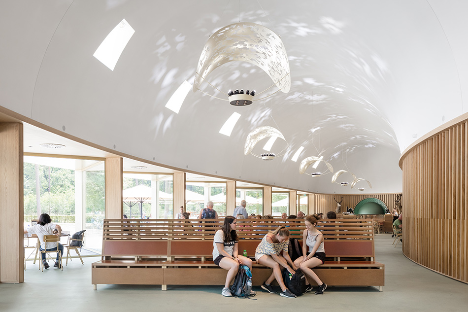 monadnock de zwarte hond park pavilion hoenderloo netherlands designboom