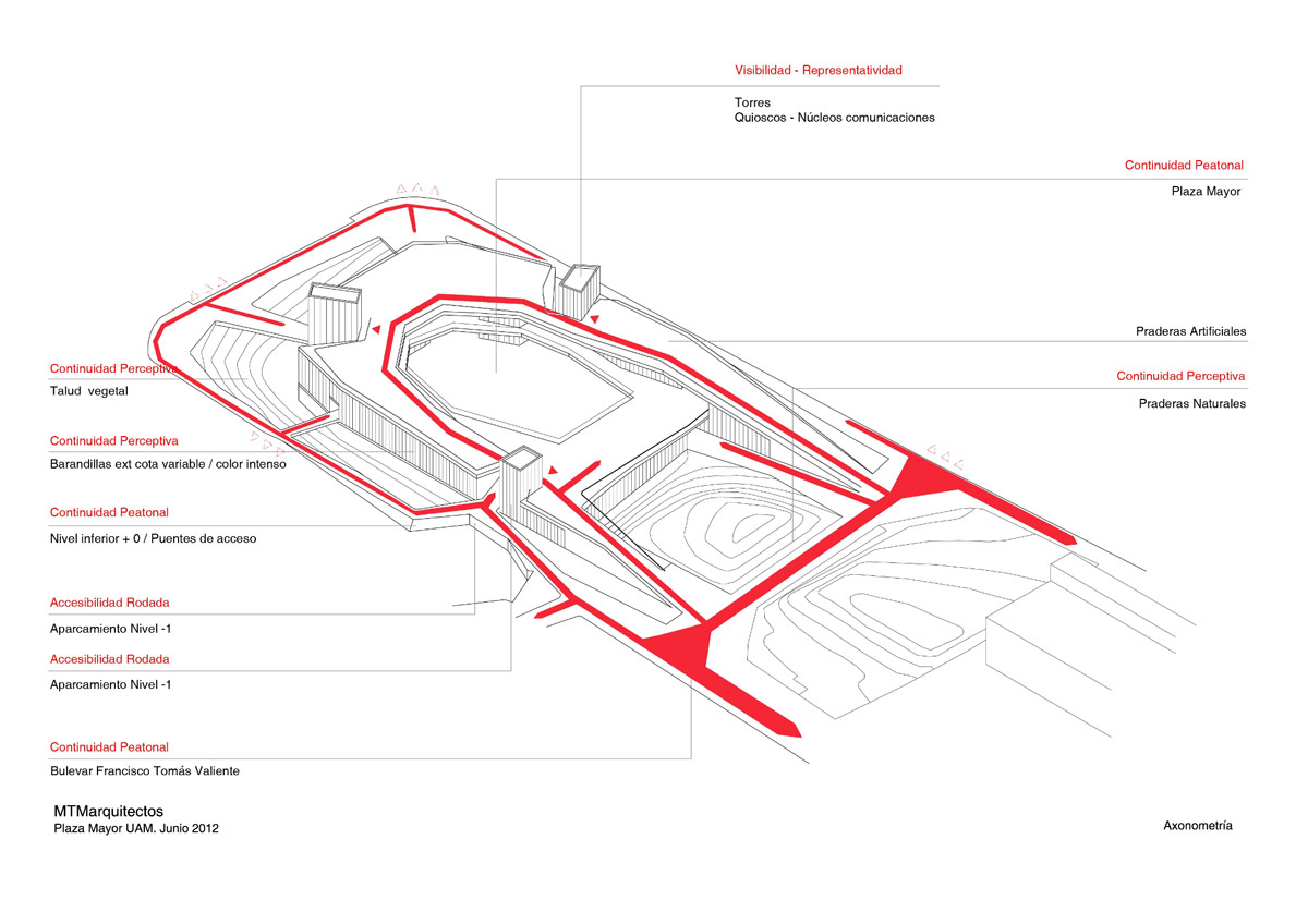 mtm arquitectos plaza major UAM designboom