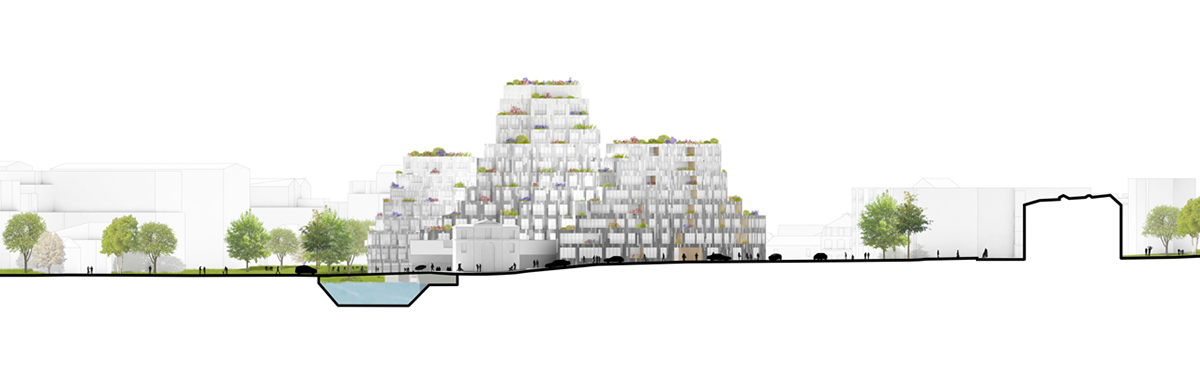MVRDV ilot de l\'octroi housing complex rennes france designboom