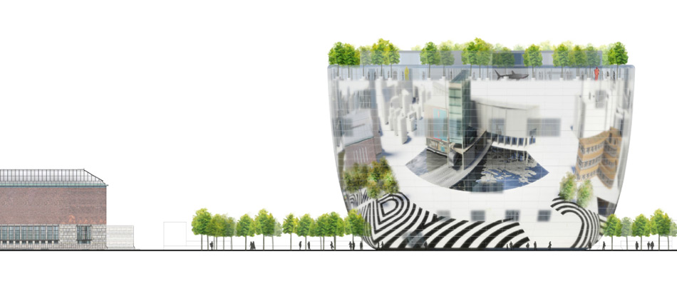 MVRDV public art depot MBVB rotterdam designboom