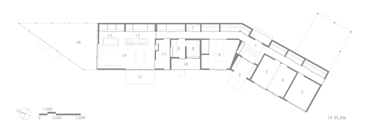 horibe naoko architect office designs house in yamakawa designboom