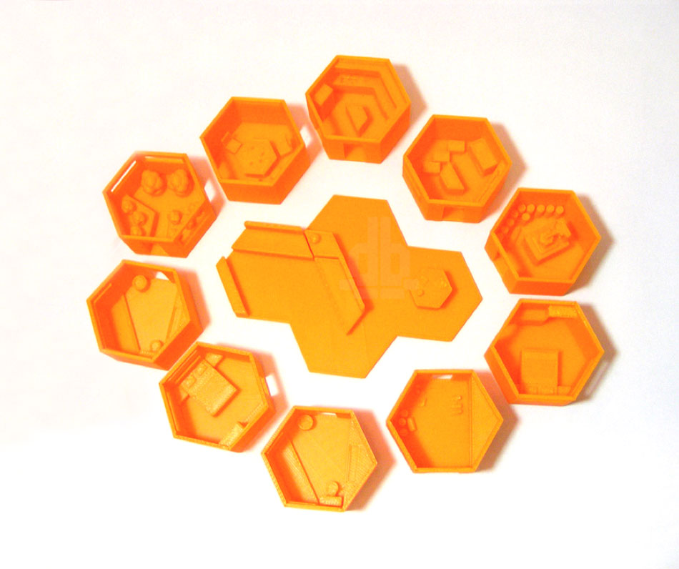 the hexagons can interlock together