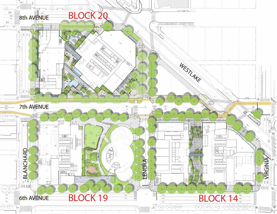 nbbj adds glass biospheres to amazon headquarters proposal