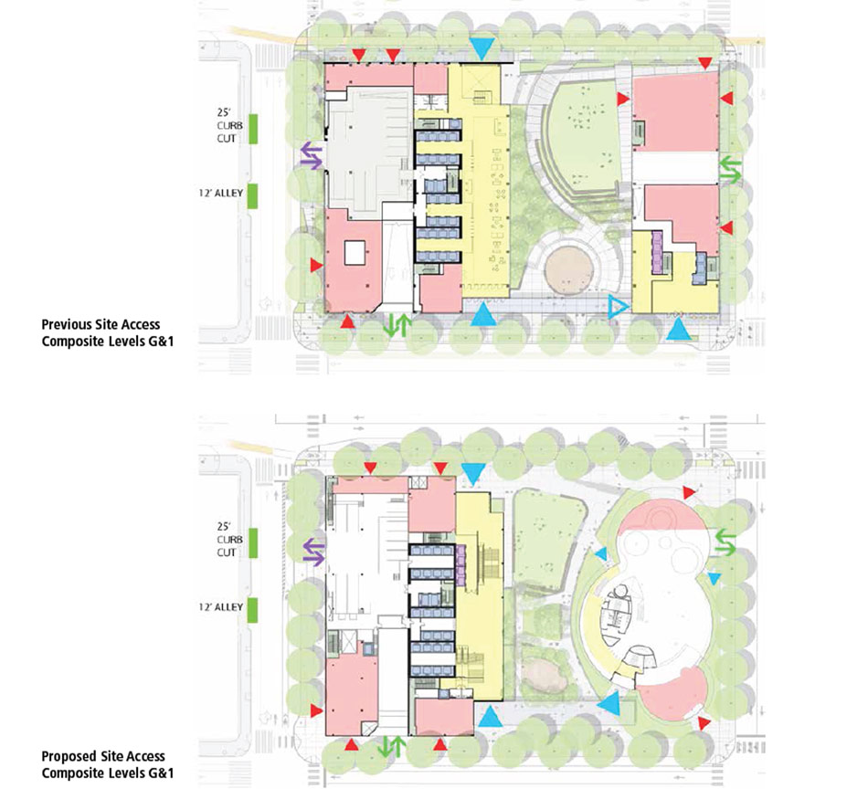 nbbj adds glass biospheres to amazon headquarters proposal