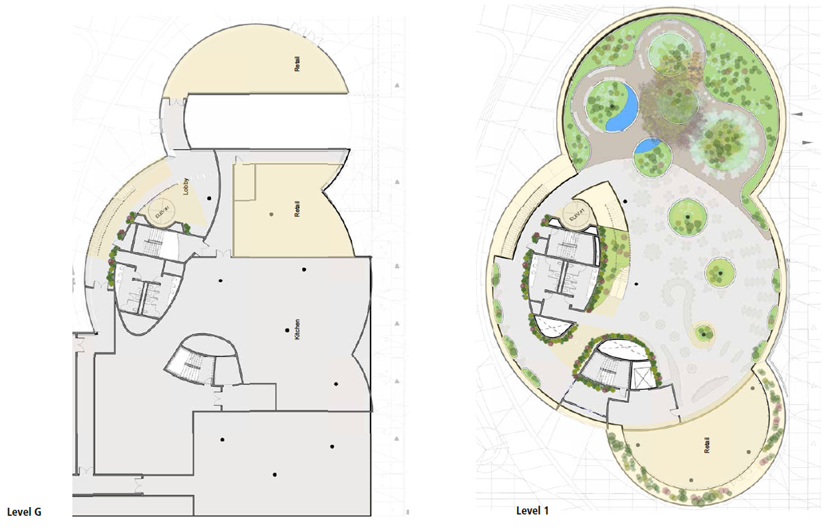 nbbj adds glass biospheres to amazon headquarters proposal