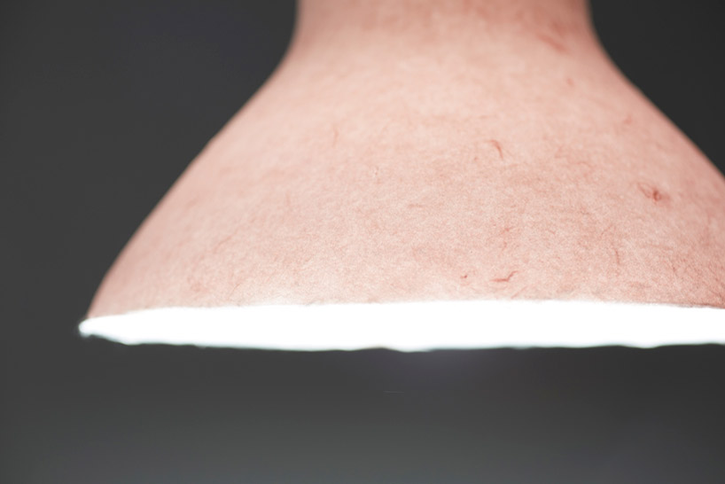 nendo: bi-color washi paper lamp 