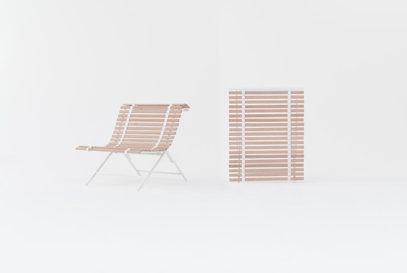 nendo develops sudare outdoor furniture collection for PATIO PETIT