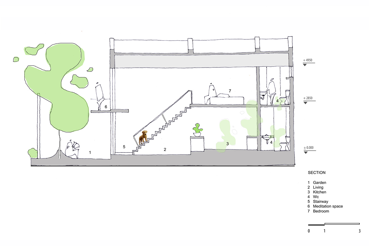 nghia-architect maison t brick facade hanoi vietnam designboom