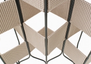NICHETTO=NENDO trellis bandaged room divider detail NICHETTO=NENDO trellis bandaged room divider detail