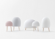 NICHETTO=NENDO paper ice cream lamp NICHETTO=NENDO paper ice cream lamp