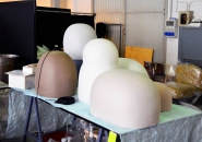 NICHETTO=NENDO paper ice cream lamp shades NICHETTO=NENDO paper ice cream lamp shades