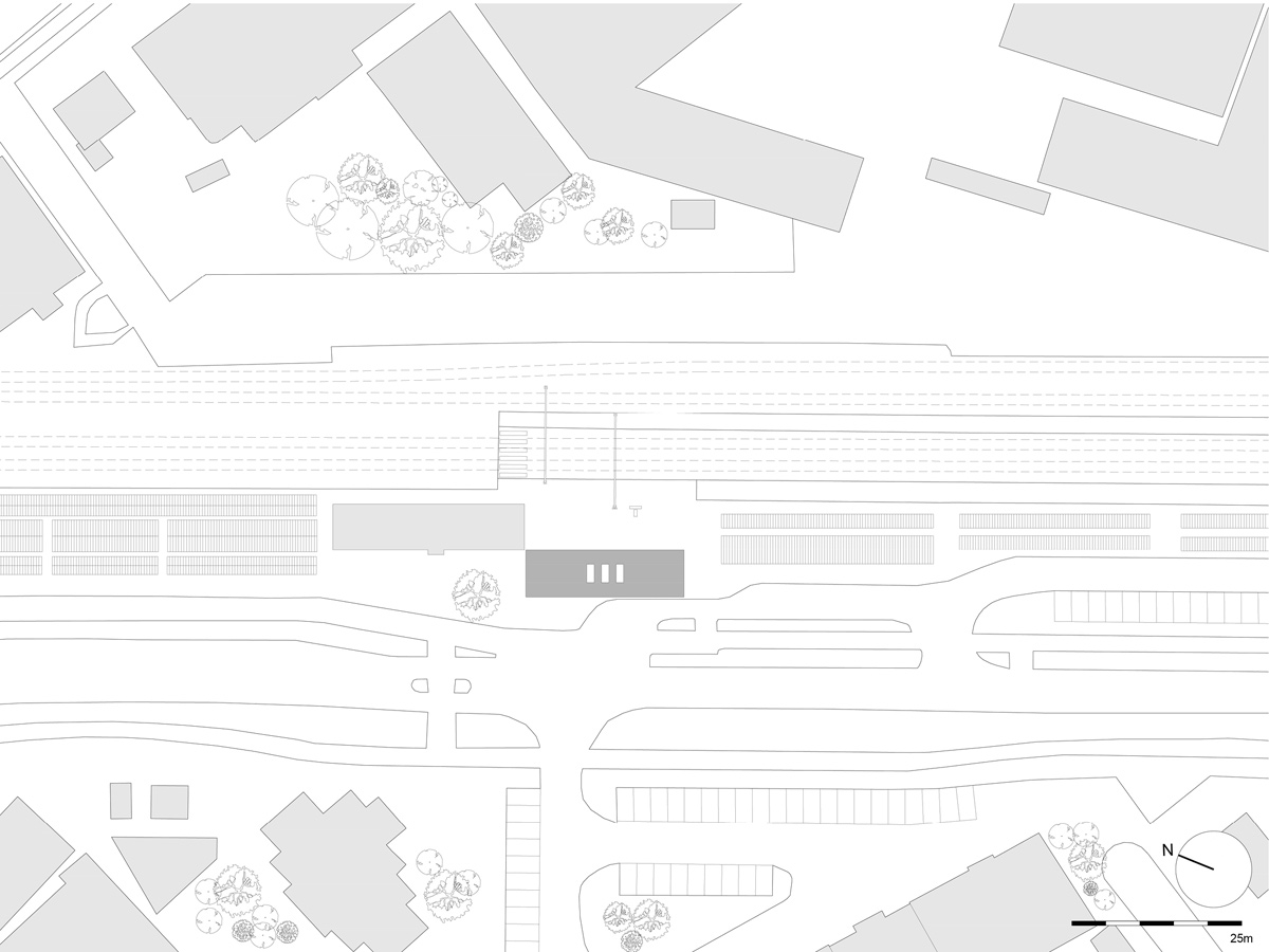 NL architects barneveld centrum train station waiting room designboom