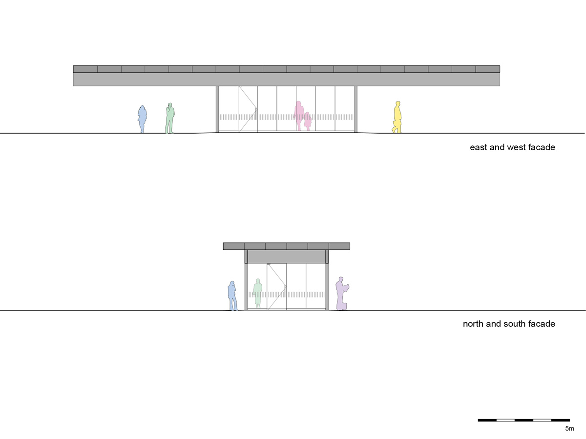 NL architects barneveld centrum train station waiting room designboom
