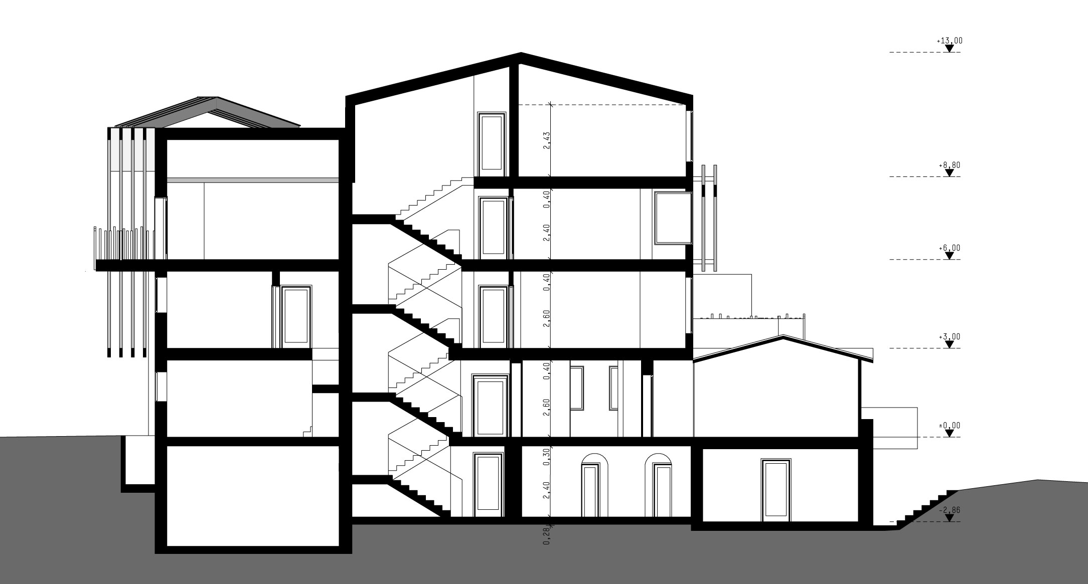 noa* network of architecture panorama hotel extension