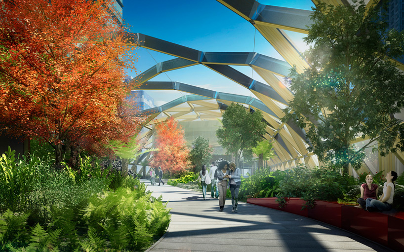 norman foster partners canary wharf crossrail london designboom