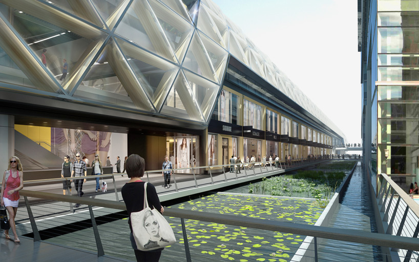 norman foster partners canary wharf crossrail london designboom