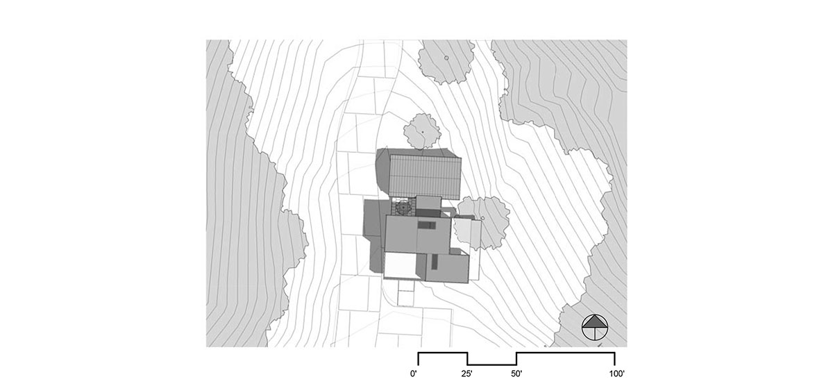 oak pass residence by walker workshop doubles as home and venue