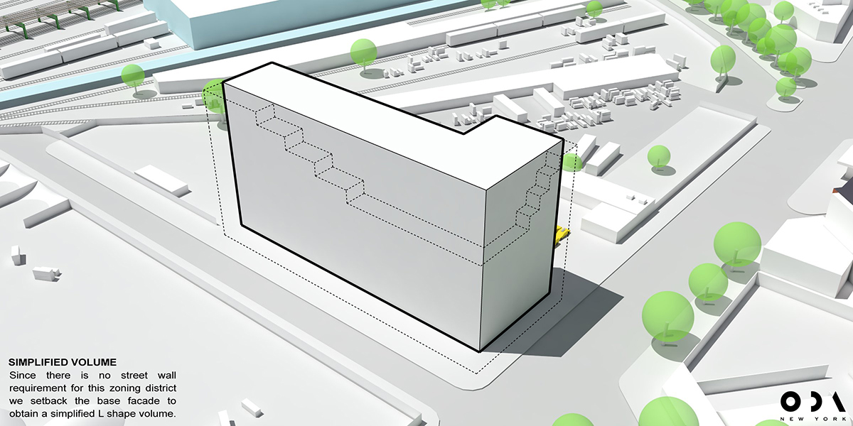 ODA new york 2222 jackson residences long island city queens designboom