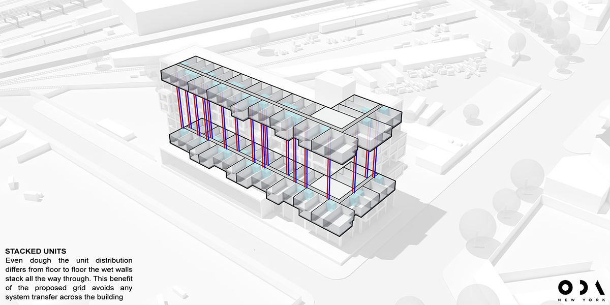 ODA new york 2222 jackson residences long island city queens designboom
