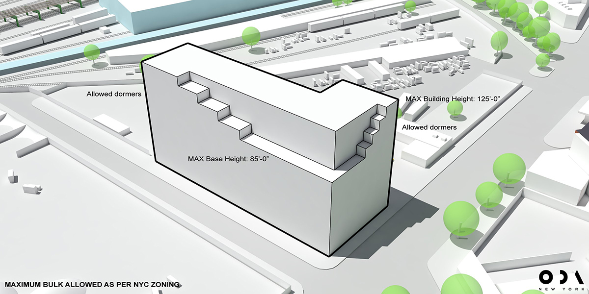 ODA new york 2222 jackson residences long island city queens designboom