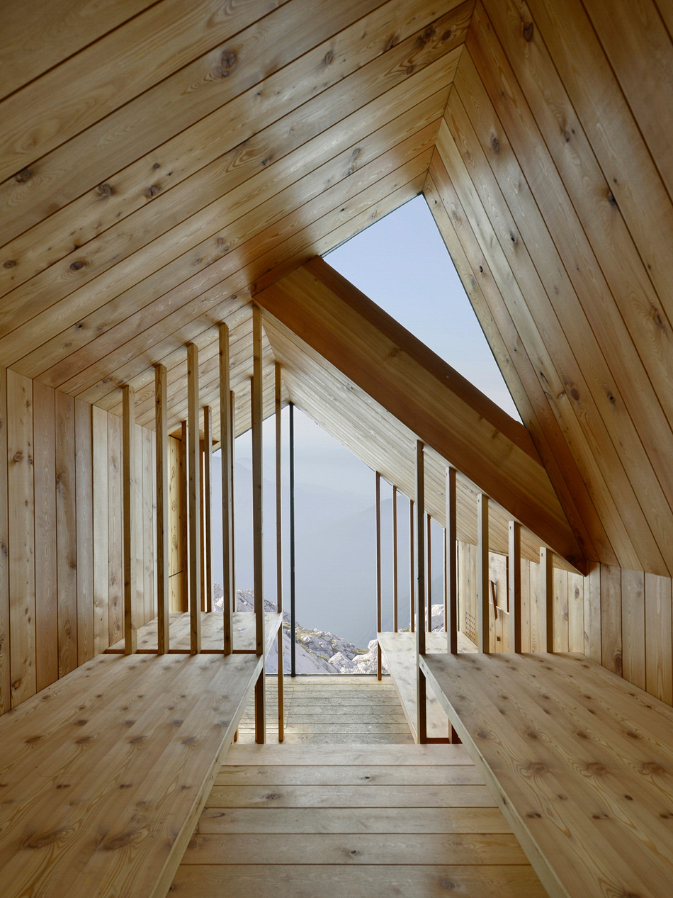 OFIS architects alpine shleter skuta designboom