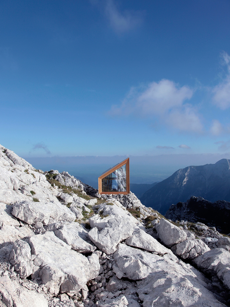 OFIS architects alpine shleter skuta designboom