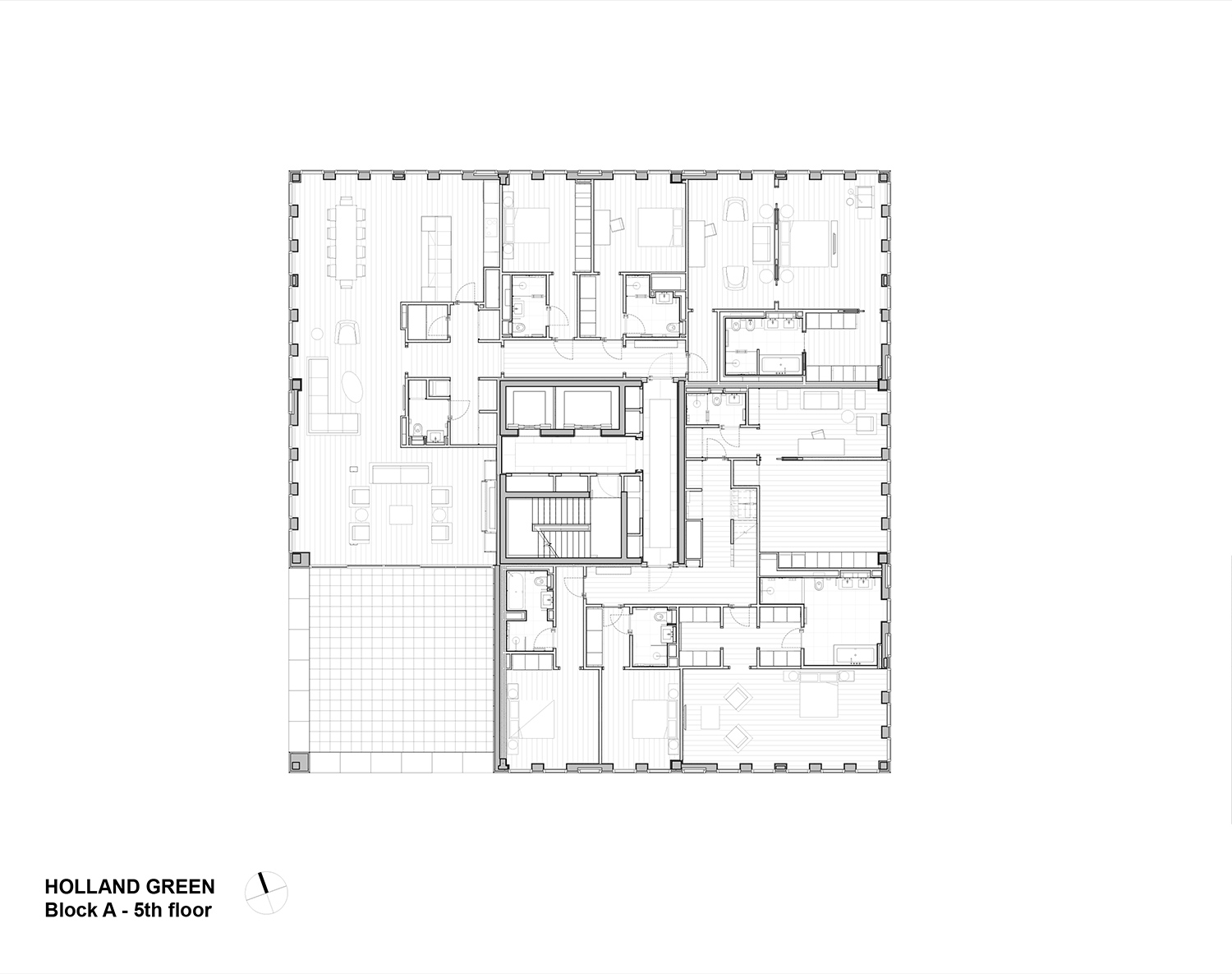 holland green residences by OMA + allies and morrison