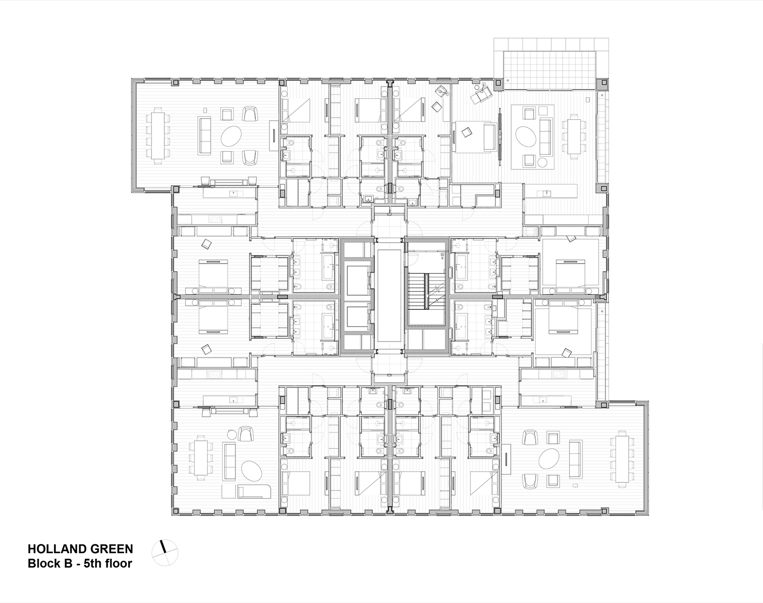 holland green residences by OMA + allies and morrison