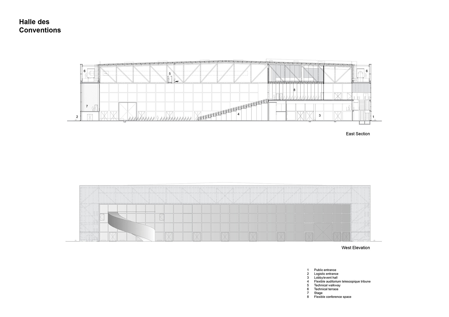 OMA MEETT toulouse exhibition convention centre designboom