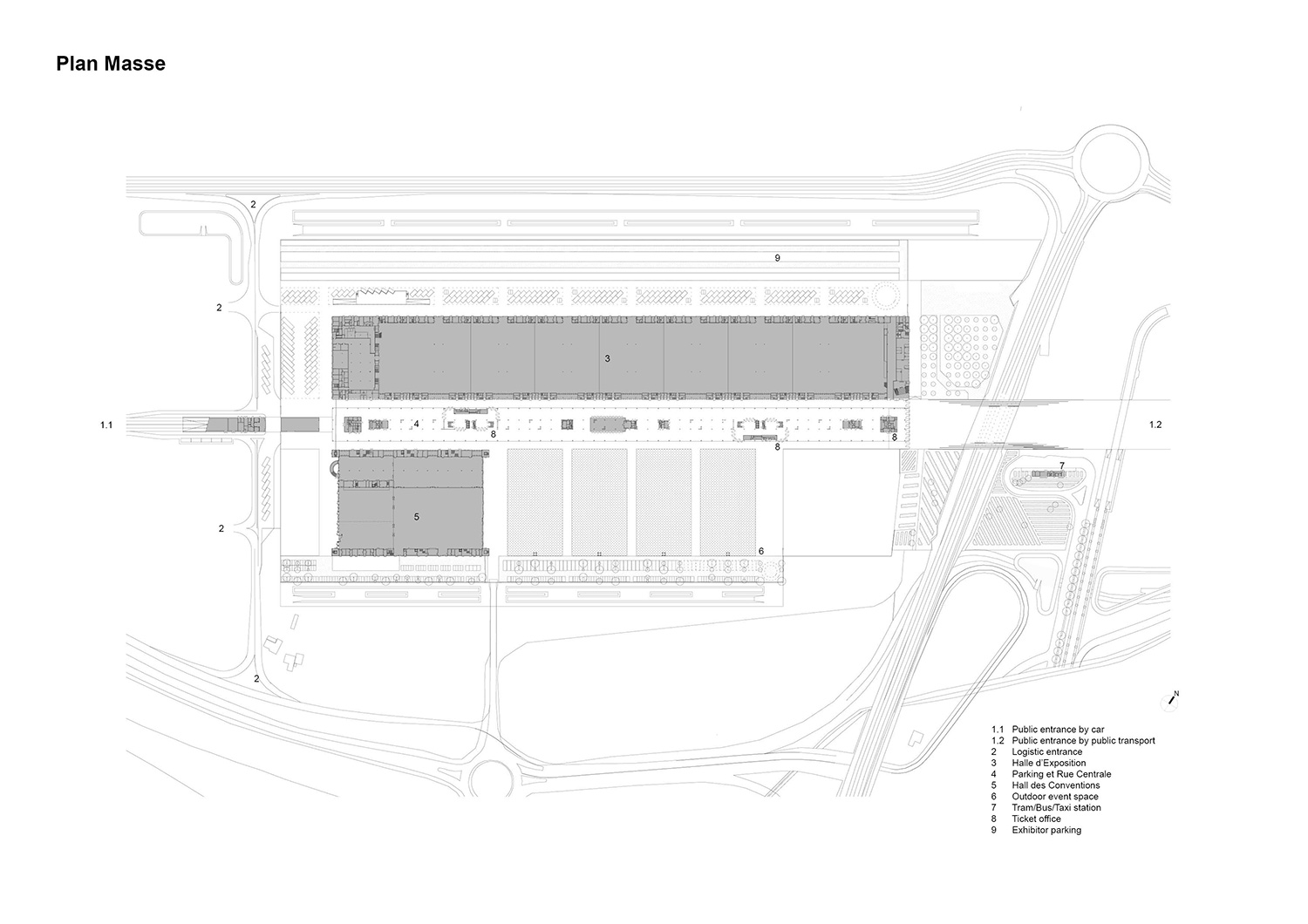 OMA MEETT toulouse exhibition convention centre designboom