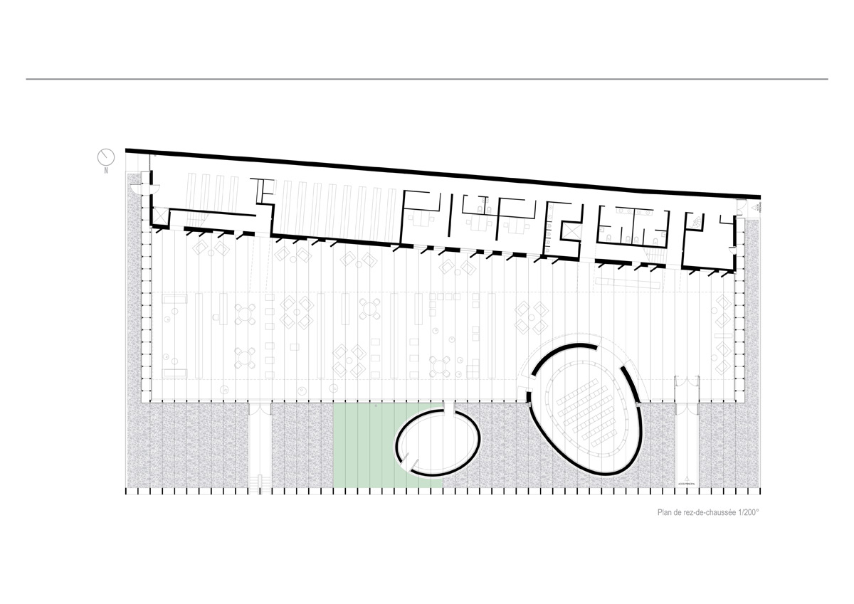 opus 5 architectes media library designboom