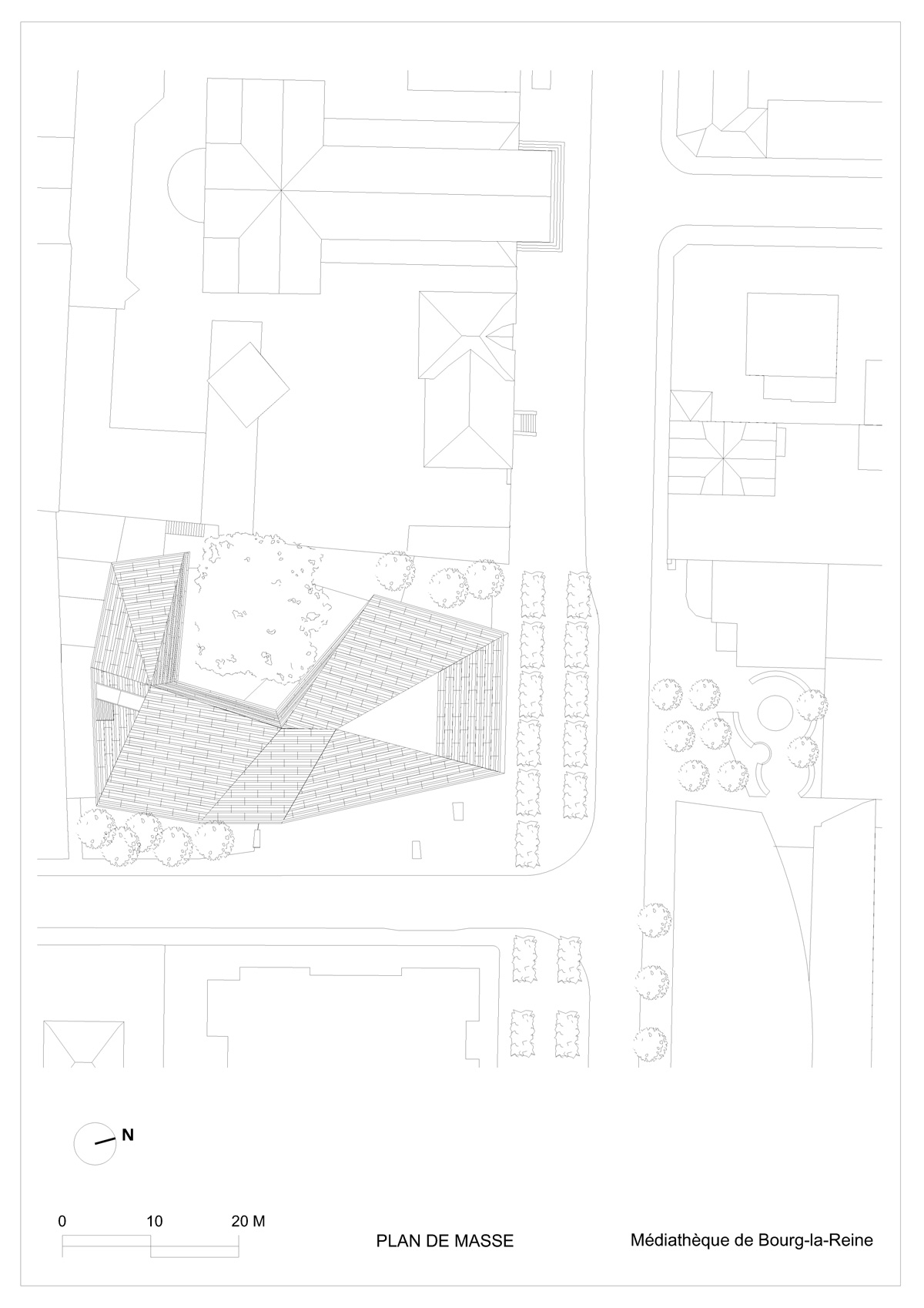 pascale guedot architecte mediatheque media library in bourg-la-reine designboom