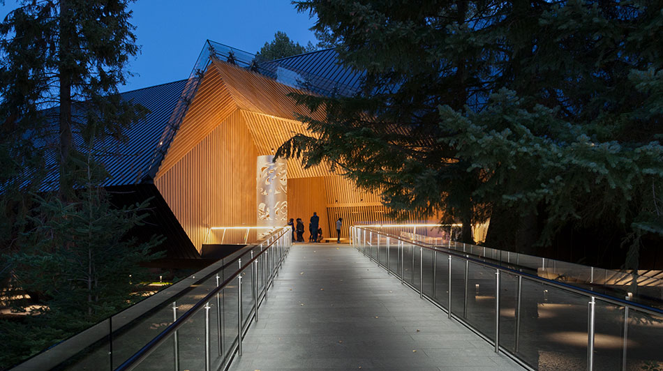 patkau architects audain art museum whistler british columbia canada designboom