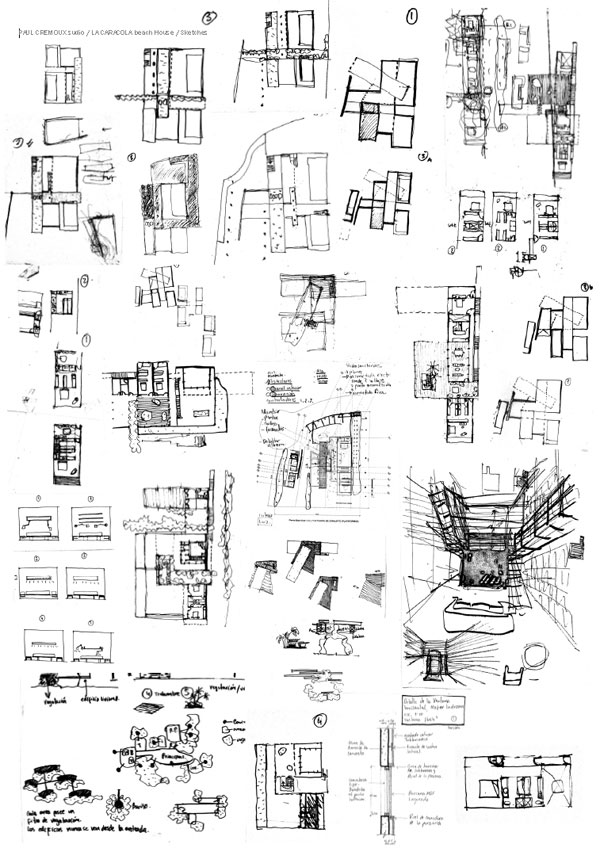 paul cremoux studio designs the casa caracola on the seashore